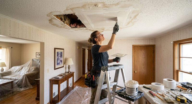 Leaking Ceiling Repair in Santa Rosa, CA