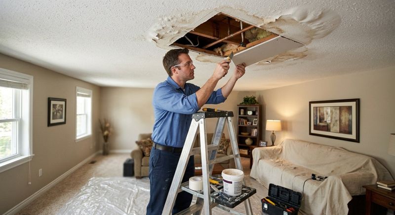 Water Damage Ceiling Repair in Denver, CO