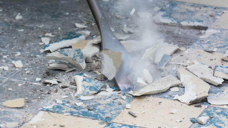 Removes old, water-damaged flooring that may be contributing to mold